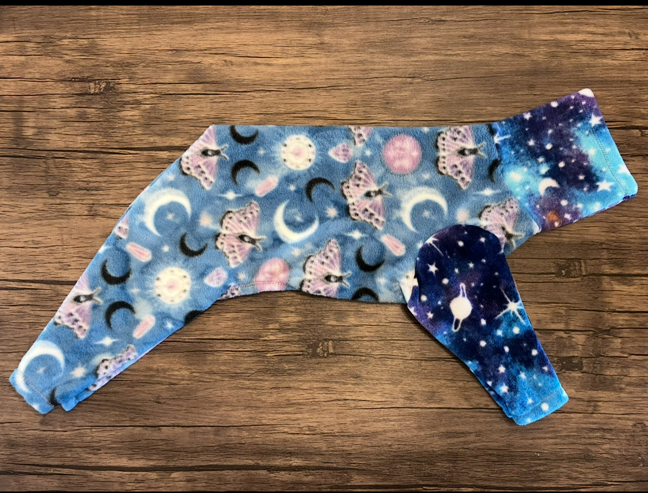Mystical Moths - FLEECE Vest // Sweater // 4 leg Pajama