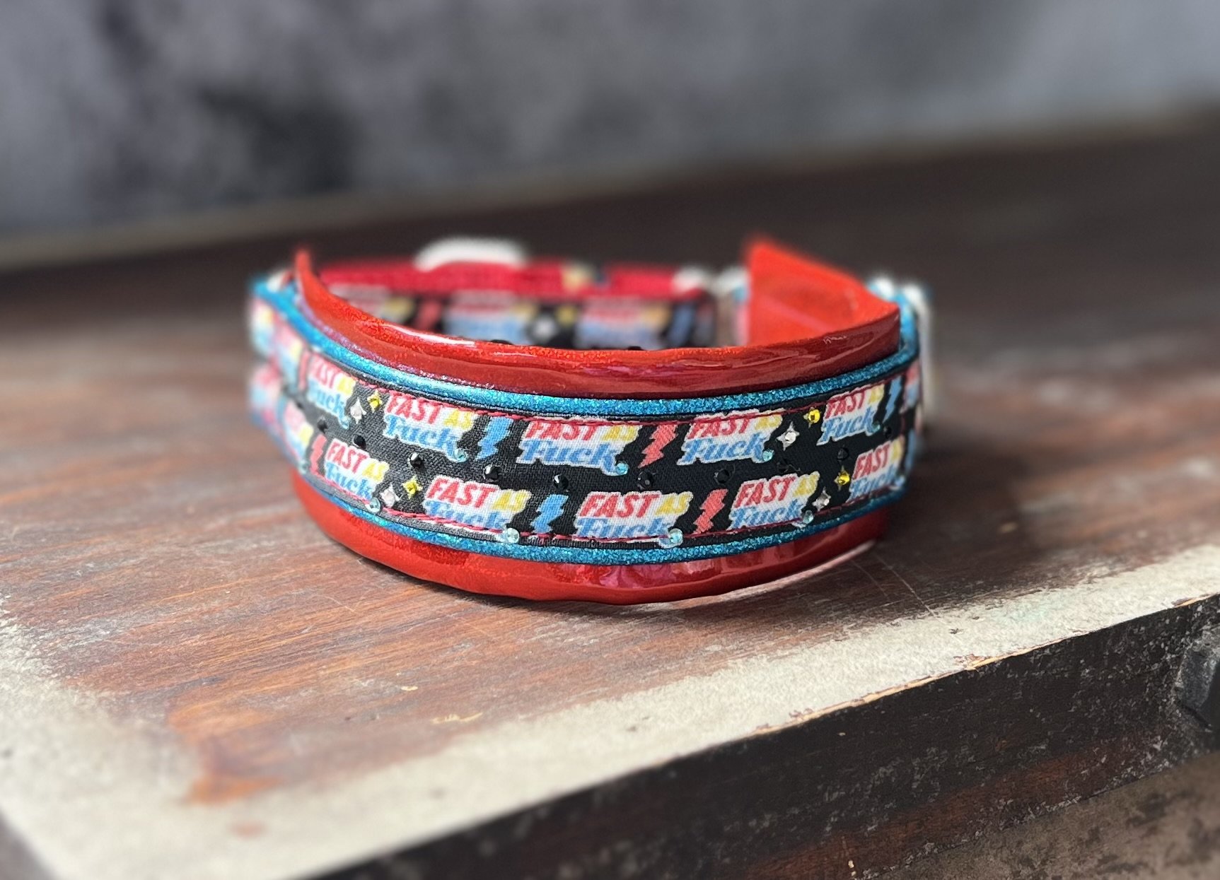 Fast as Fuck - READY TO SHIP Martingale 11-12 inch neck