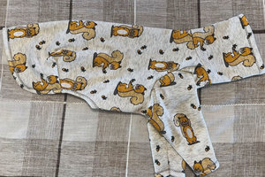 SQUIRRELS! plush fox sweaters for dogs