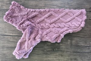 Minky Mock Cable Knit Sweater or Pajama