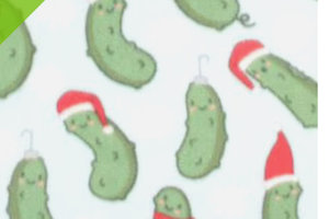 Christmas Pickle Fleece Vest, 2 leg, 4 leg - Small, medium, large