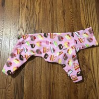Give them Cake! - Fleece Dog pajama - 2 leg, 4 leg, Vest