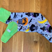 Halloween sloths Fleece Dog Pajama - Vest - 2 leg - 4 leg