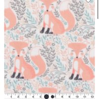 Floral Fox Fleece Dog Pajama - Vest, 2 leg, 4 leg