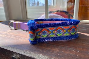 Non Adjustable Neon Tassel Collars