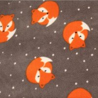 Fox and dots - dog vest, 2 leg or 4 leg fleece sweater