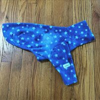 Watercolor Stars - Vest - 2 leg - 4 leg fleece dog pajamas