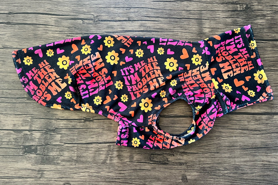 Im the problem, its me - Fleece dog Pajamas - dog vest, 2 leg or 4 leg fleece sweater
