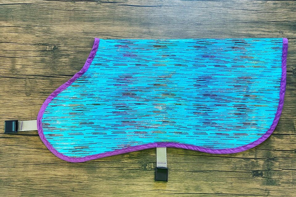 Digital Holographic - PINK or Teal - Evaporative Cooling Coat -