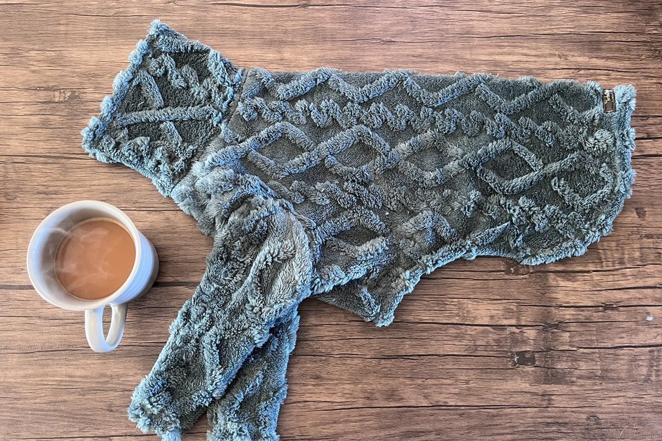 Minky Mock Cable Knit Sweater or Pajama