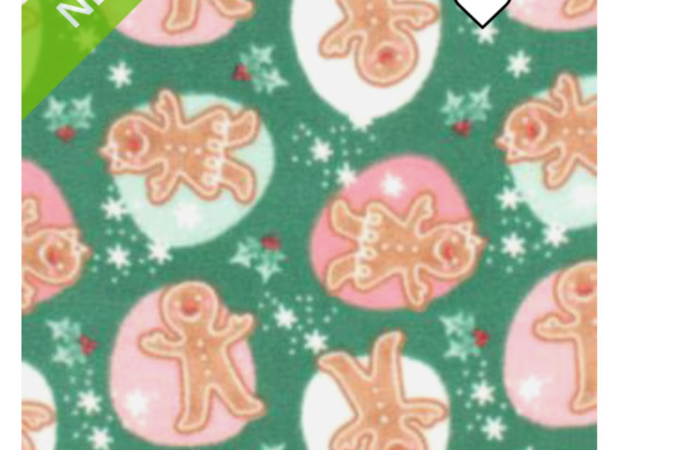 Gingerbread on Fleece Vest, 2 leg, 4 leg - Small, medium, large