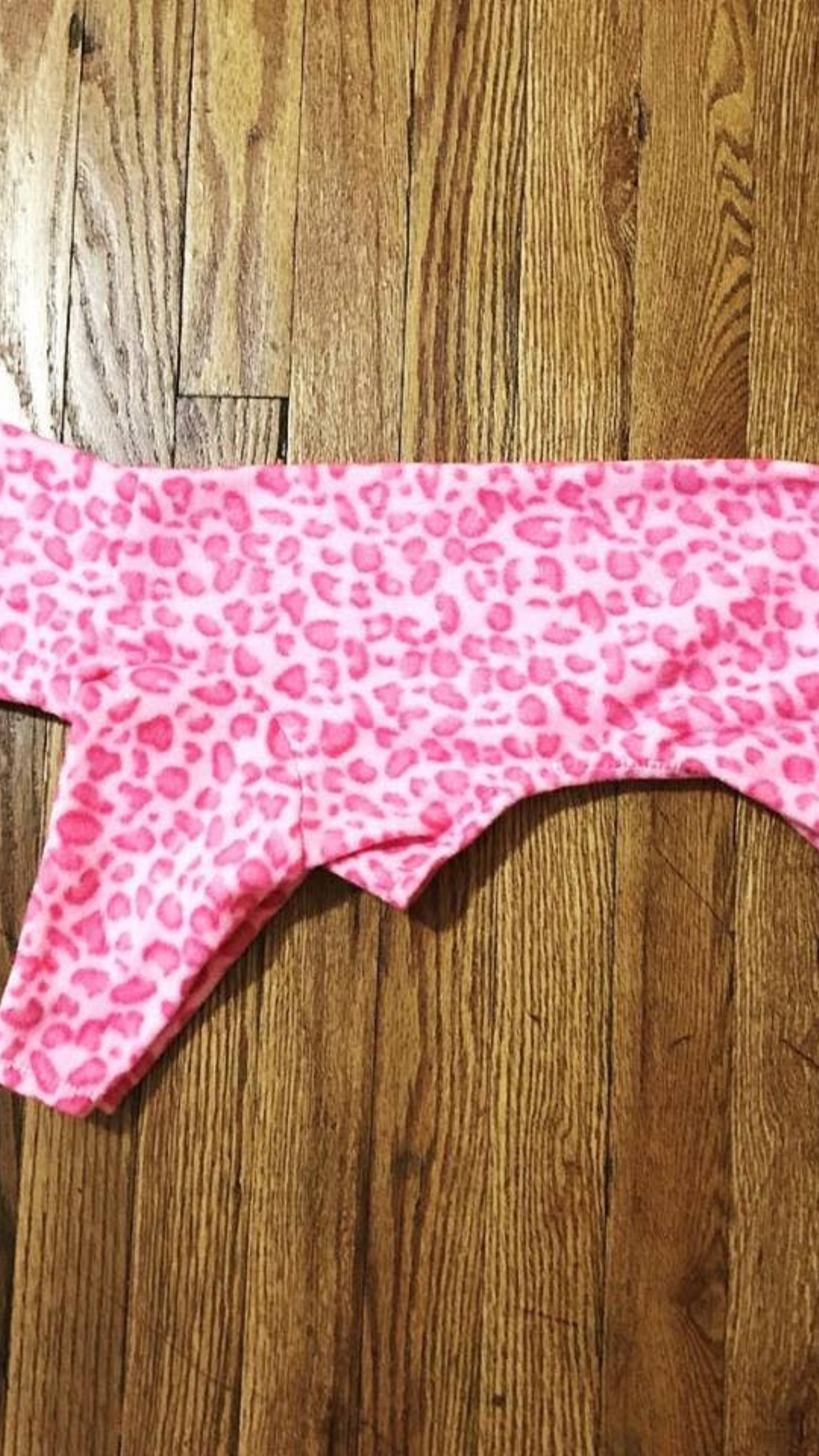 Pink Leopard Fleece Dog Pajama - Vest//2 Leg//4 Leg