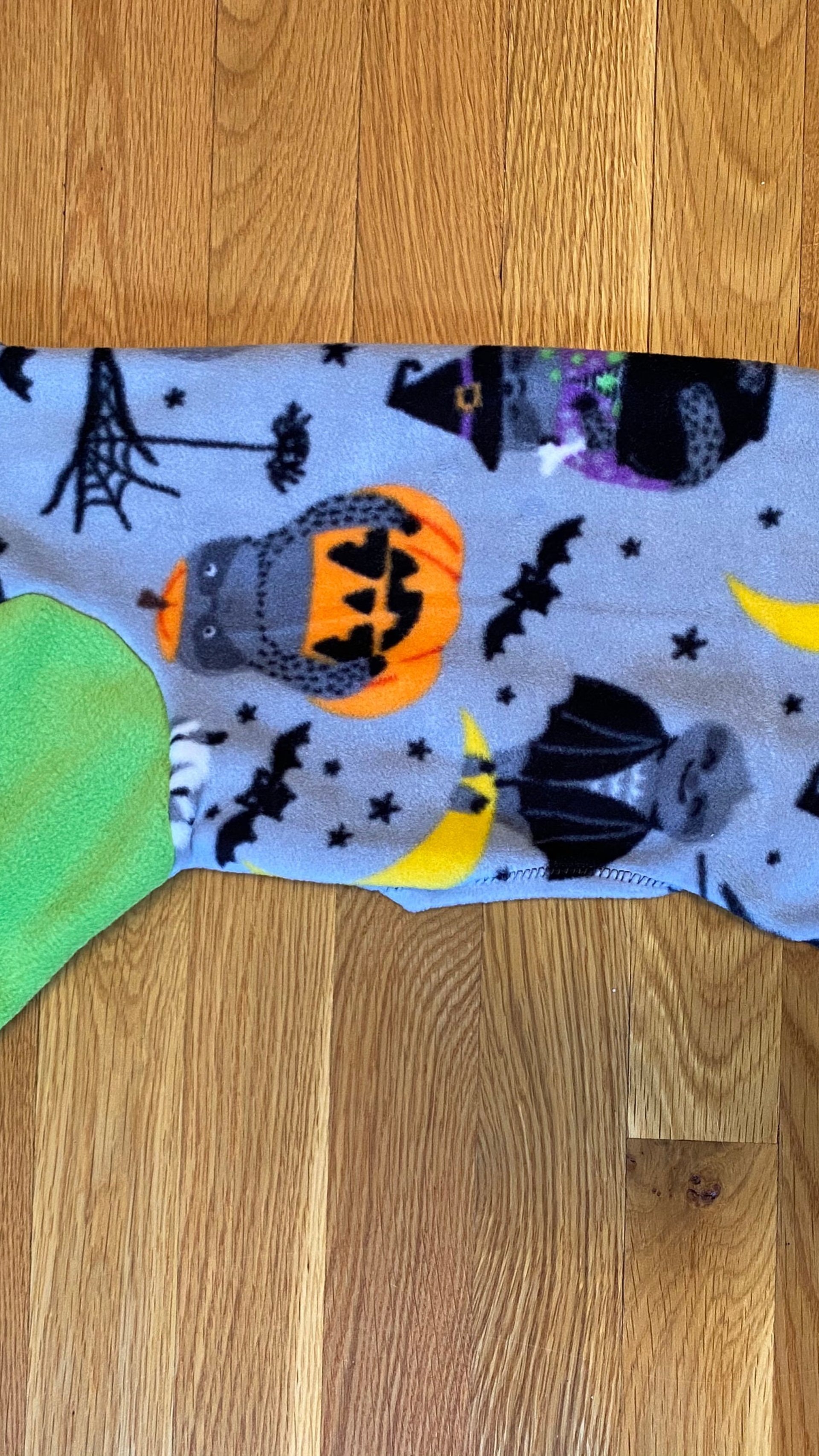 Halloween sloths Fleece Dog Pajama - Vest - 2 leg - 4 leg