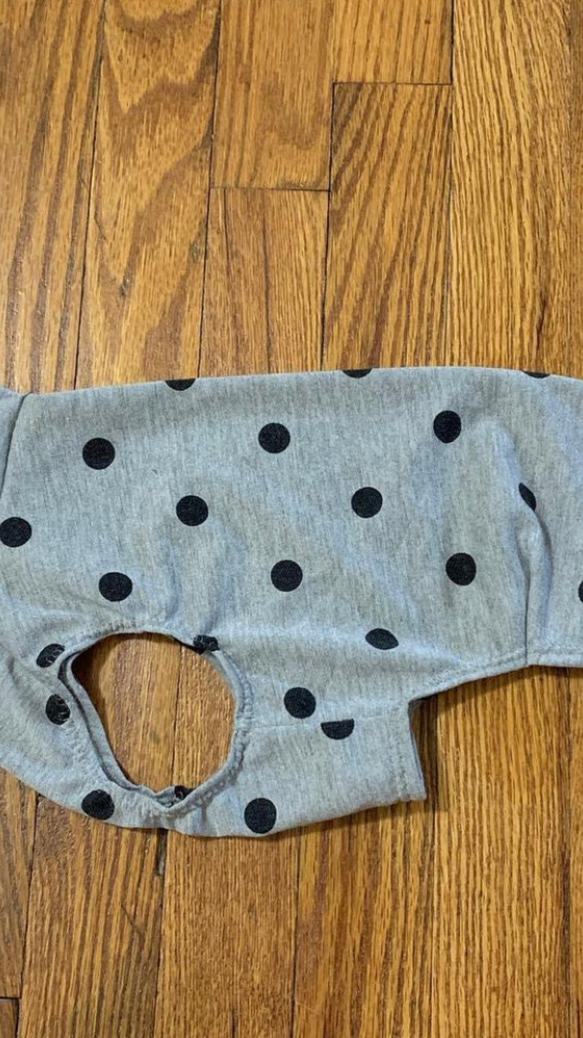 Black Dot Polka- Lightweight Cotton Summer Shirt for dogs - 1-30lbs