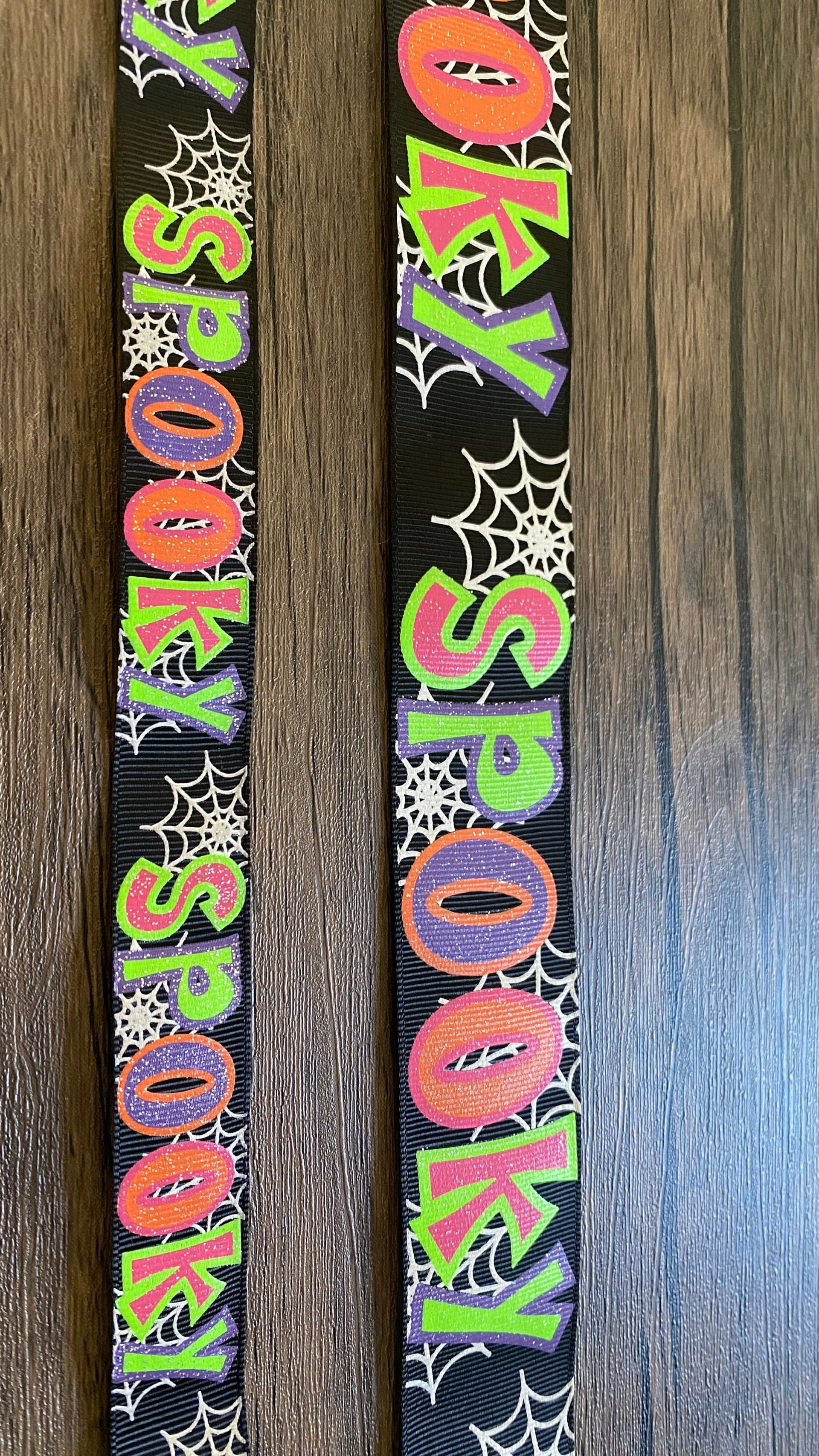 Spooooooky collar- 2 widths and 3 styles