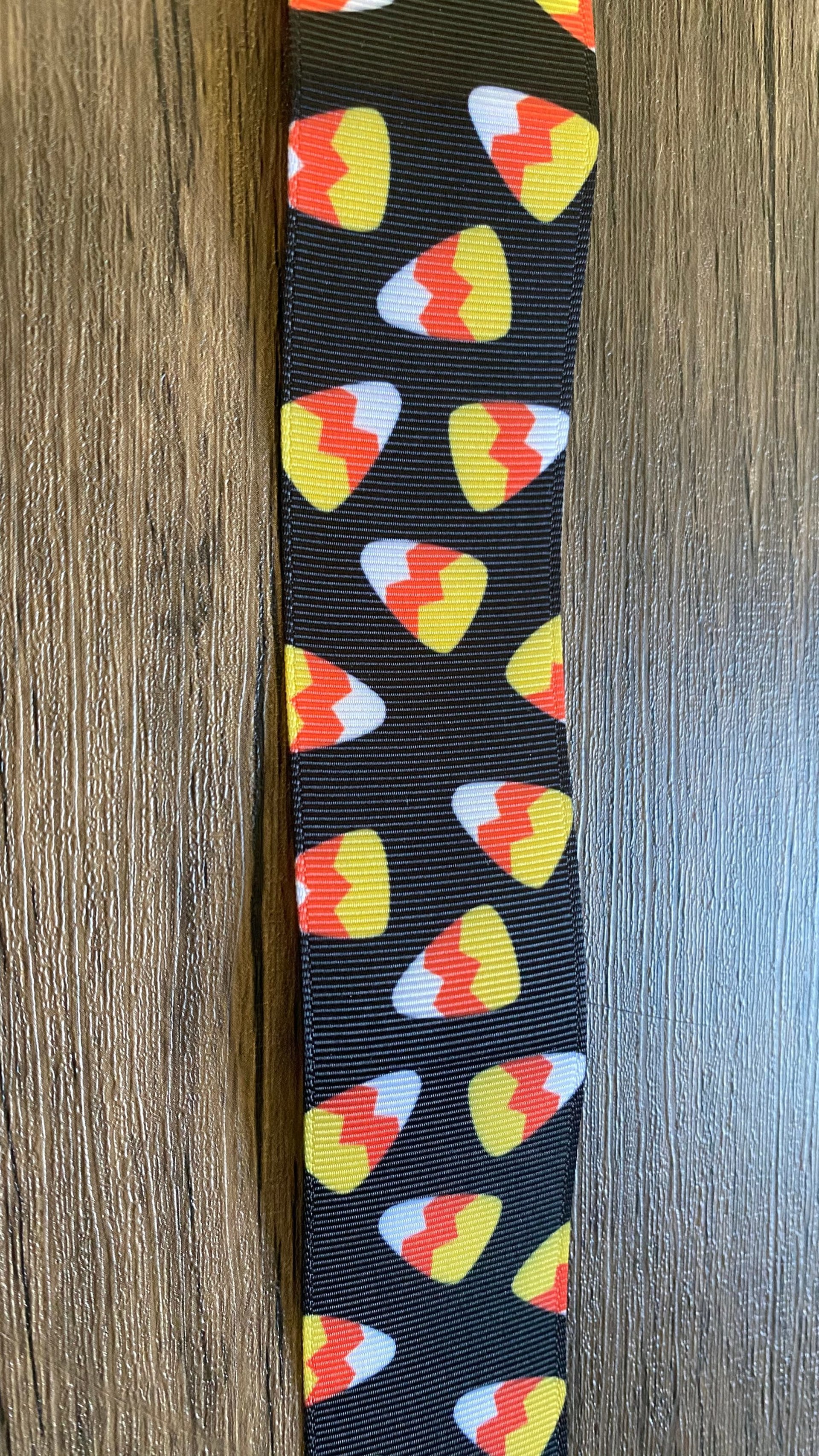 Candy Corn Collar- 2 widths and 3 styles