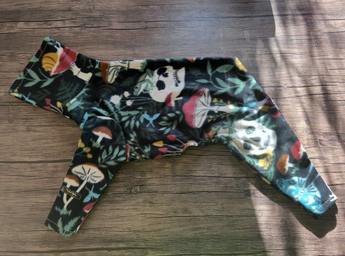 Skulls and Shrooms - FLEECE Vest 