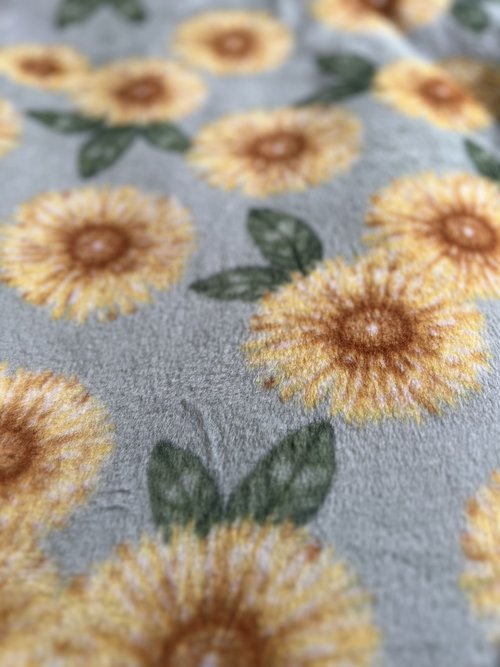 Sunflowers on Sage - FLEECE Vest // Sweater // 4 leg Pajama 