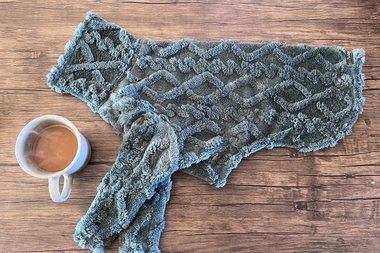 Minky Mock Cable Knit Sweater or Pajama