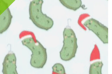 Christmas Pickle Fleece Vest, 2 leg, 4 leg - Small, medium, large
