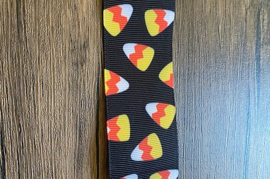 Candy Corn Collar- 2 widths and 3 styles