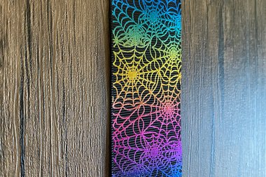 Holographic metallic webs- 2 widths and 3 styles